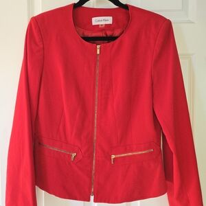 Calvin Klein Women's Red Jacket